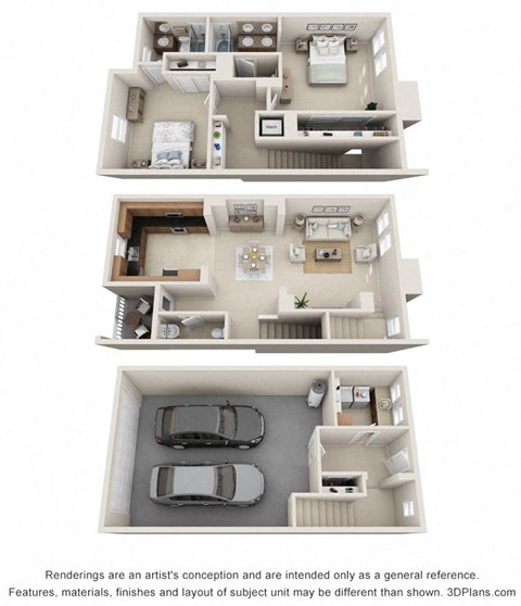 Carmel 2Bed 2.5Bath at Croix Townhomes, Nevada, 89014